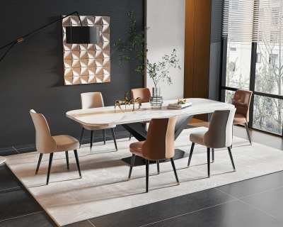 现代餐桌椅组合3D模型下载